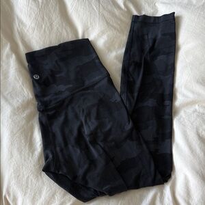 Lululemon Black Camo Align High-Rise Leggings